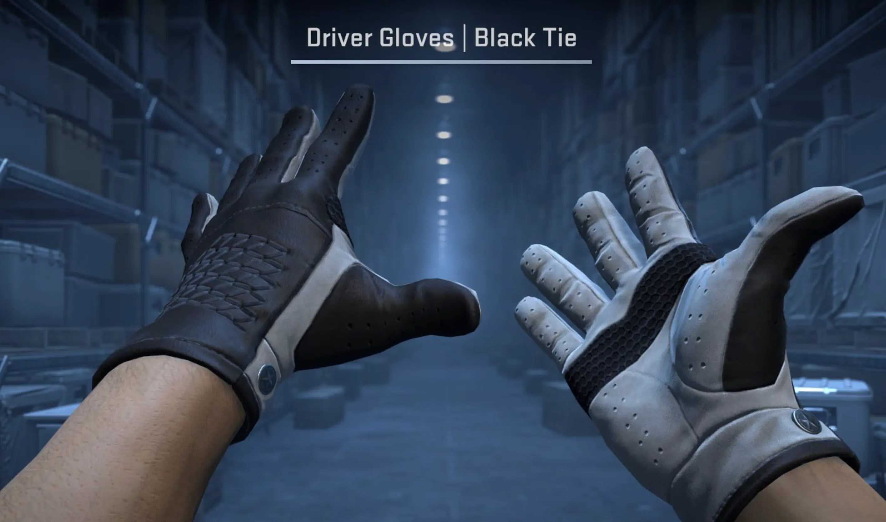 Driver Gloves Black Tie cheap